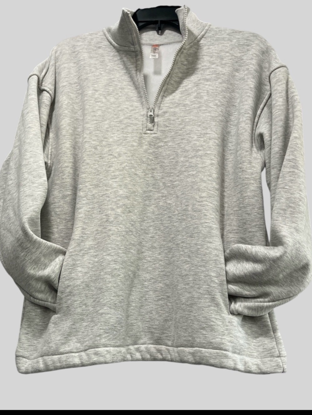 MONO B Pullover Zipper Up Sweat Shirt Large